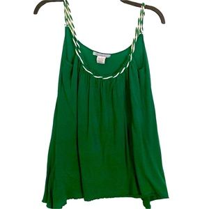 Charlotte Russe Vintage Tank top Size Large in Green